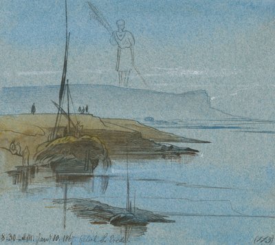 Gebel Sheikh Eredi by Edward Lear